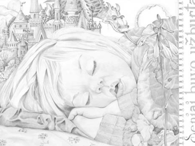 Illustrations -Kelsey, Long Ago There Was An Enchanted… 15x24