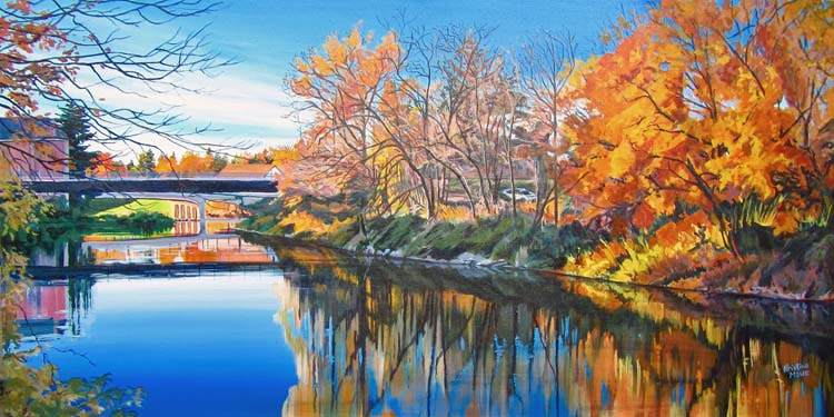 Archived Paintings - Still Saugeen, 18x36
