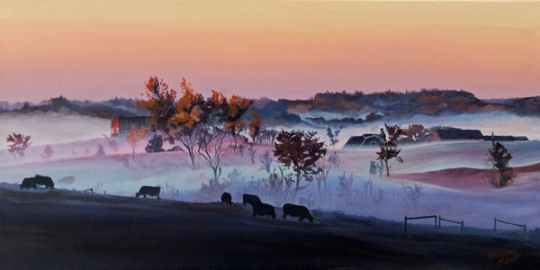 A Morning Meander, 12x24, Sold
