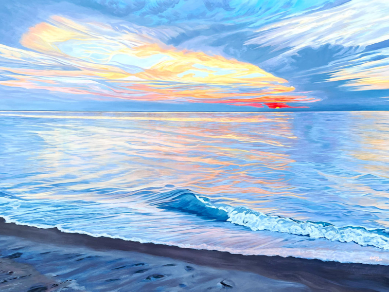 Peacefully Calm, 42x60, Sold